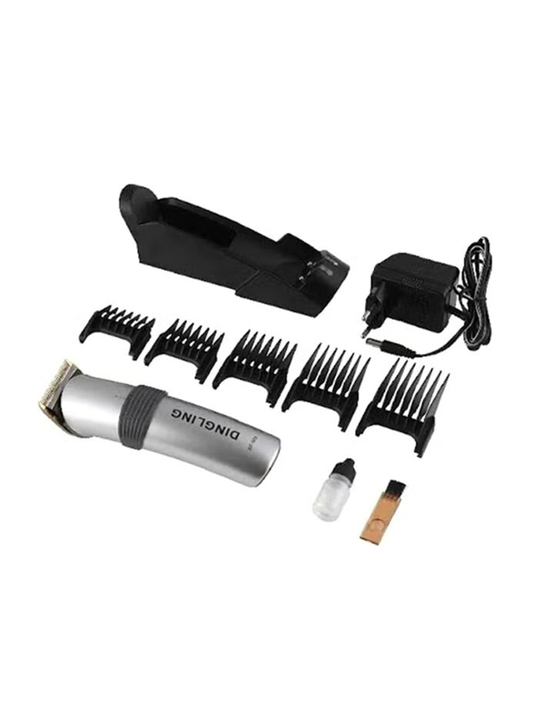 Dingling 2-Piece Rechargeable Hair Trimmer Combo, Silver/Gold/Black