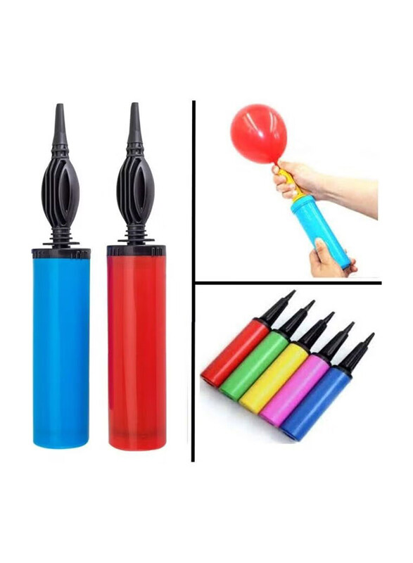 

Generic Handy Air Balloon Pump Set, 2-Piece, Multicolour