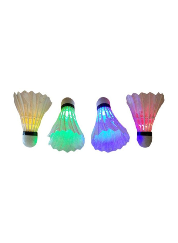 

Generic LED Goose Feather Shuttlecock, 4 Pieces, Multicolour