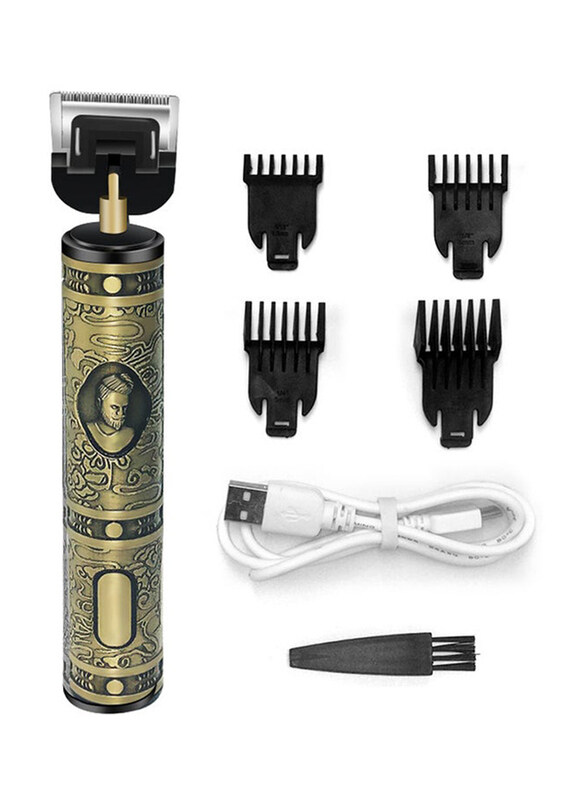 

Generic Professional Rechargeable Electric Hair Trimmer Kit, W13781G_JX, Gold