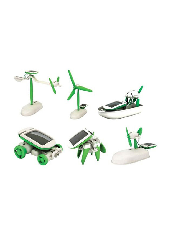 

Abhitoys 6-in-1 Solar Power Energy Robot Kit Toy, Ages 3+