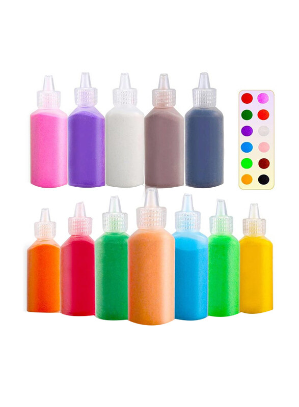 

Generic Coloured Sand Kit, 12 Pieces, Multicolour