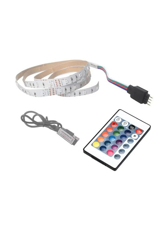 

Voberry 10 Meter LED Strip Light with Remote Control & Cable, White