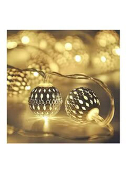 13.5-Feet 20 LED Globe String Light, Multicolour