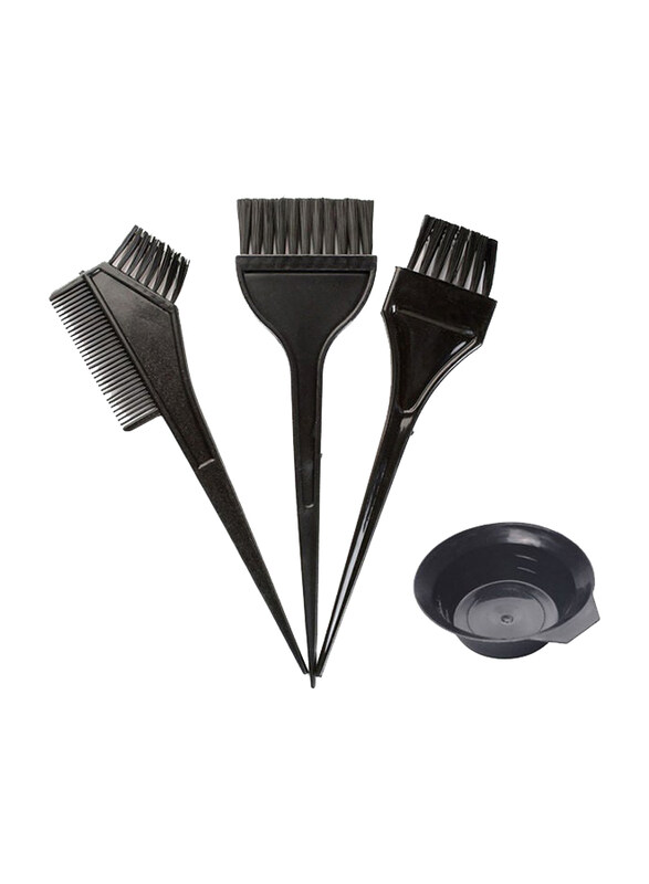 

Generic Set Hair Coloring Suit Salon Tool, 4 Pieces, Black