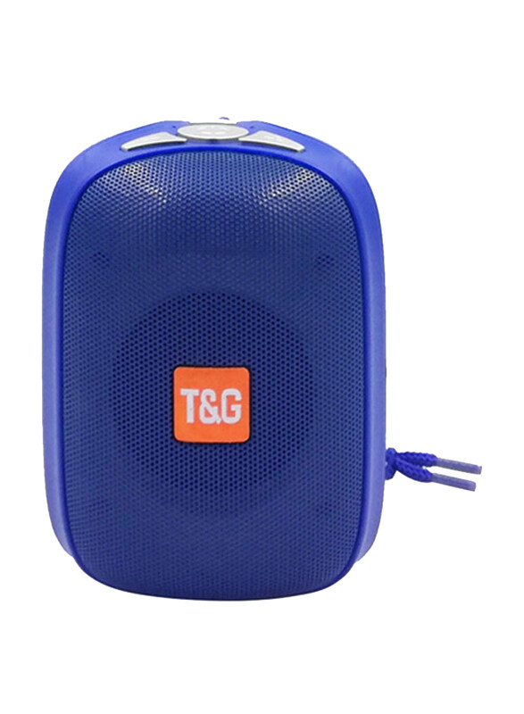 

T&G Portable Mini Bluetooth Speaker With FM, TG 609, Blue