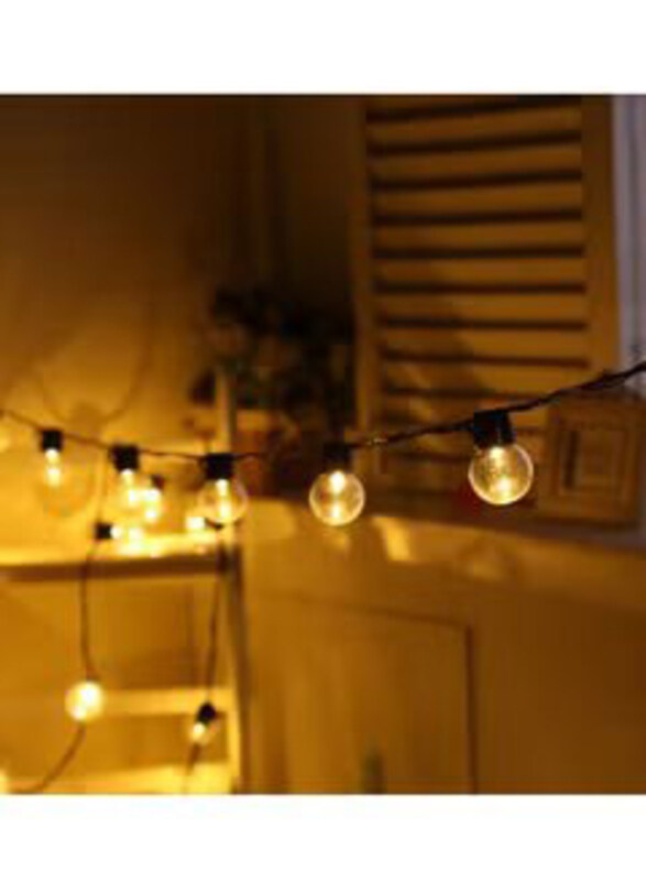 

East Lady 5-Meter20 LED Globe String Bulb Light, Clear