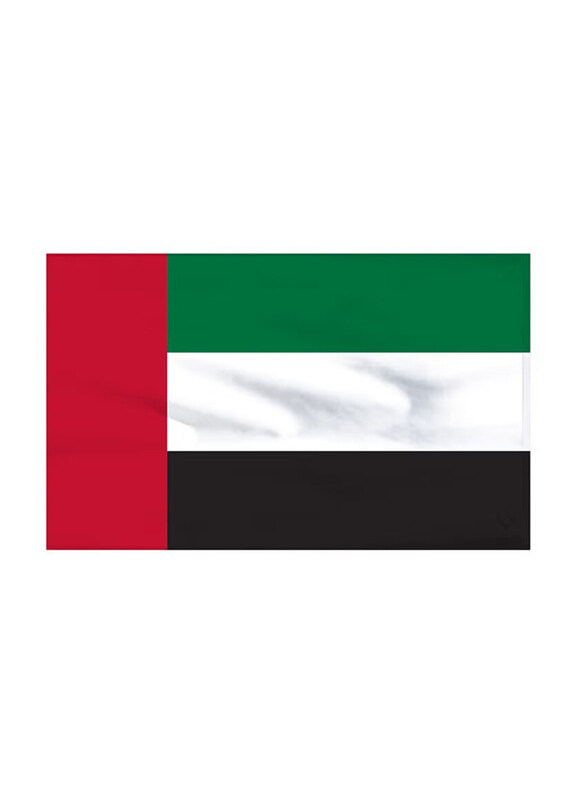 

Generic UAE National Flag, 100 x 200cm, Multicolour