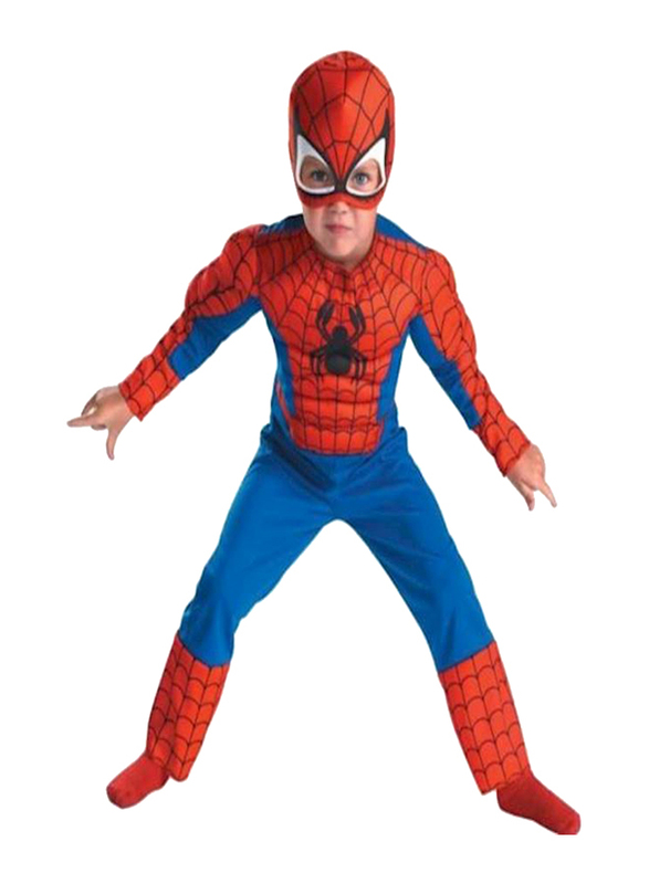 Superhero Spiderman Costume, Red/Blue