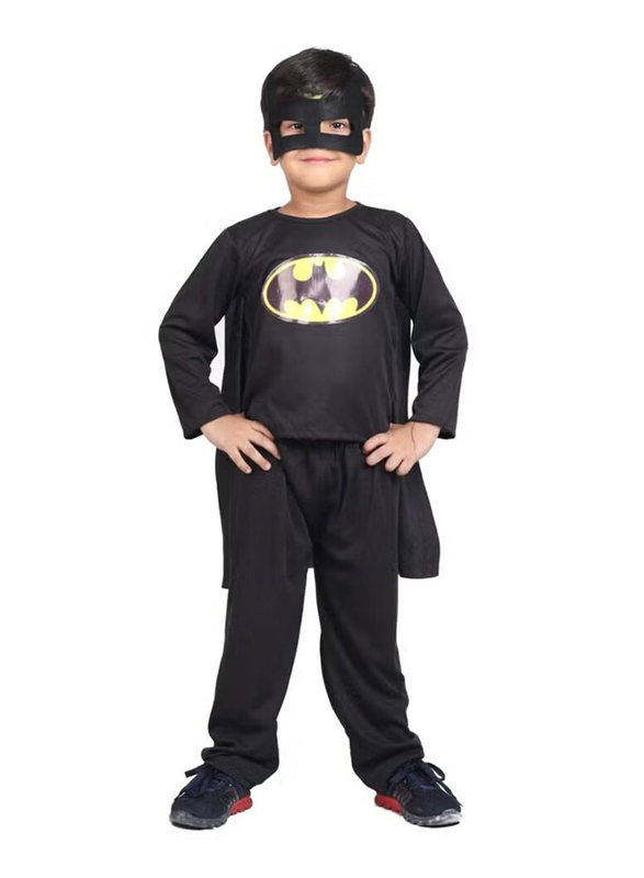 2-In-1 Batman Costume for 2 - 4 Years, Black