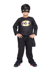 2-In-1 Batman Costume for 2 - 4 Years, Black