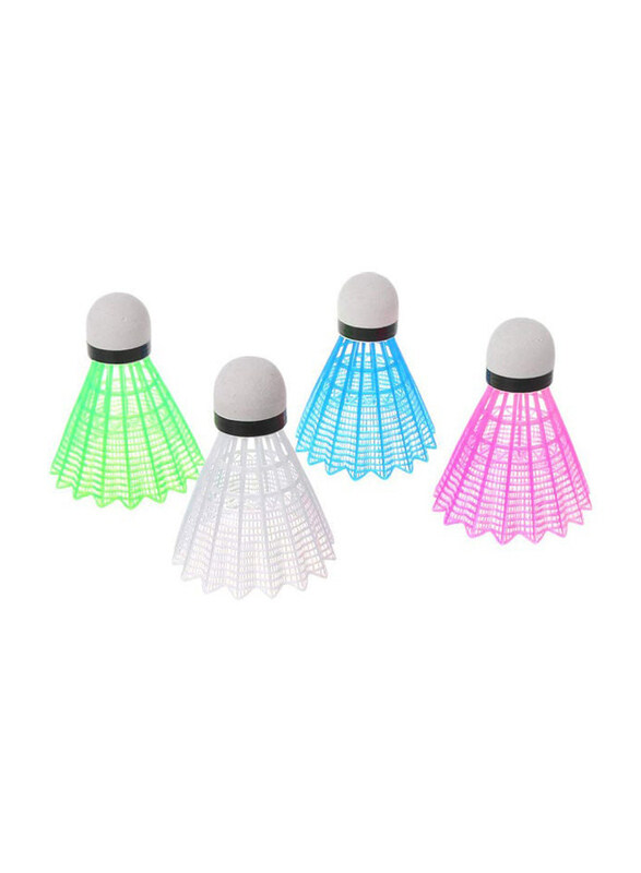 

Generic Creative LED Light Badminton Shuttlecock, 4 Pieces, Multicolour