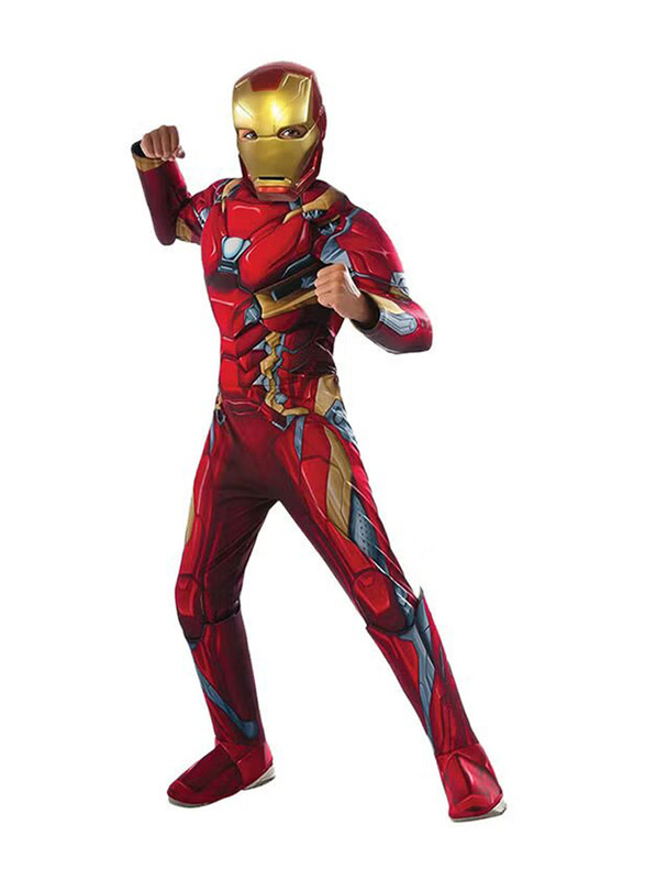 

Rubie's Deluxe Iron Man Costume, Medium, Multicolour
