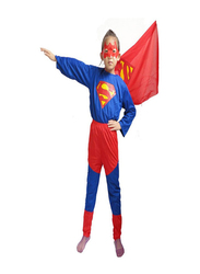 Fancydresswale Spiderman and Superman Style Costume Set, 6 - 7 Years, Multicolour