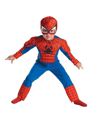 Spider Man Costume for Kids, Red/Blue