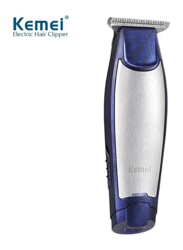 Kemei 3 In 1 Rechargeable Trimmer & Clipper With 100meza Gift Comb, Blue