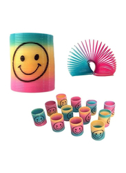 Classic Slinky Toy Printed Smiley Faced Perfect Party Supplies for Kids, Multicolour