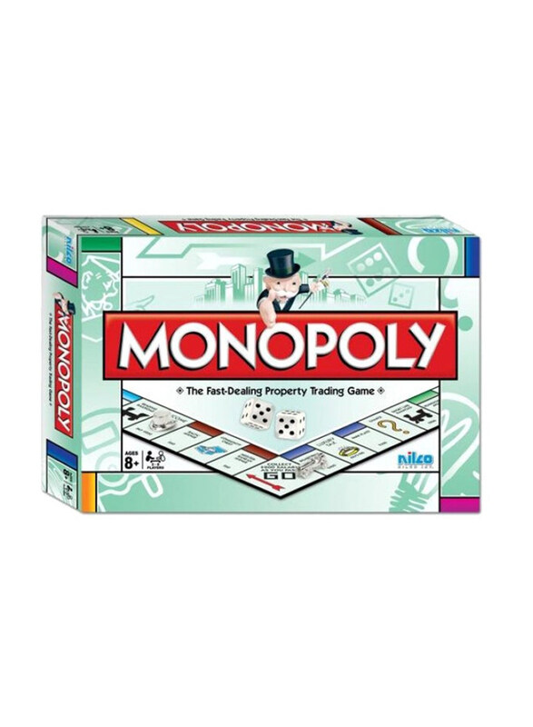 

Nilco Monopoly Property Pretend Play Board Game, Multicolour