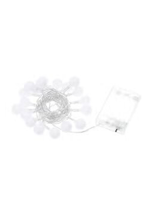 3-Meter 20 LED Colourful String Light with Battery Powered Operated, White