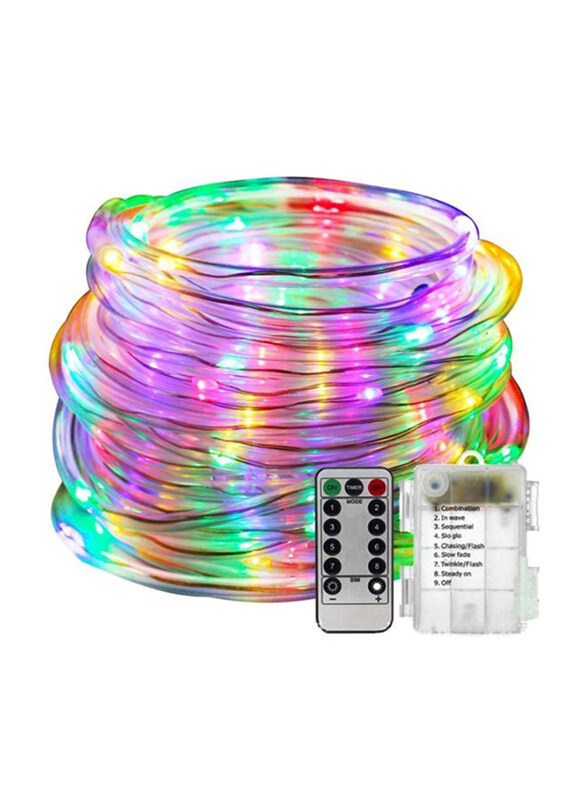 

Generic 33-Fett LED Rope Light with Remote Control, Multicolour