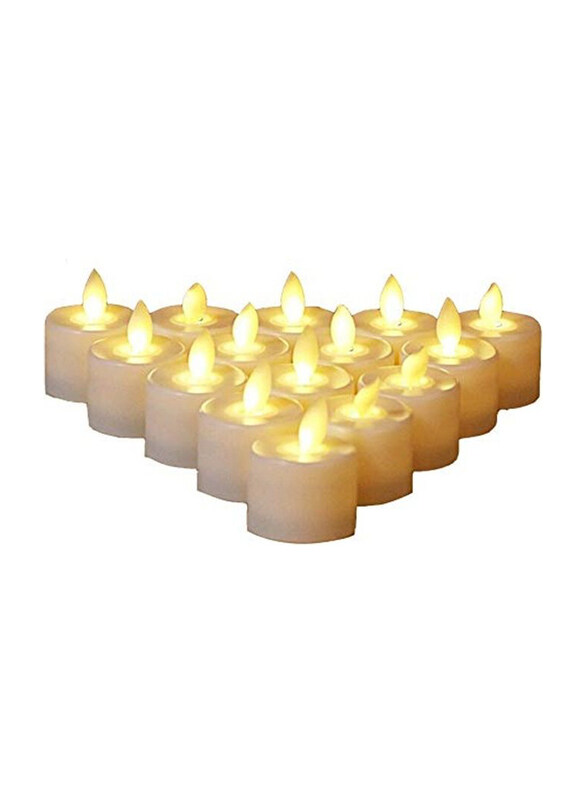 

Generic Tea Light Flameless Candle, 120-Piece, White