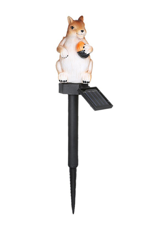 

Generic Solar Lawn Squirrel Shape Lamp Light, Multicolour