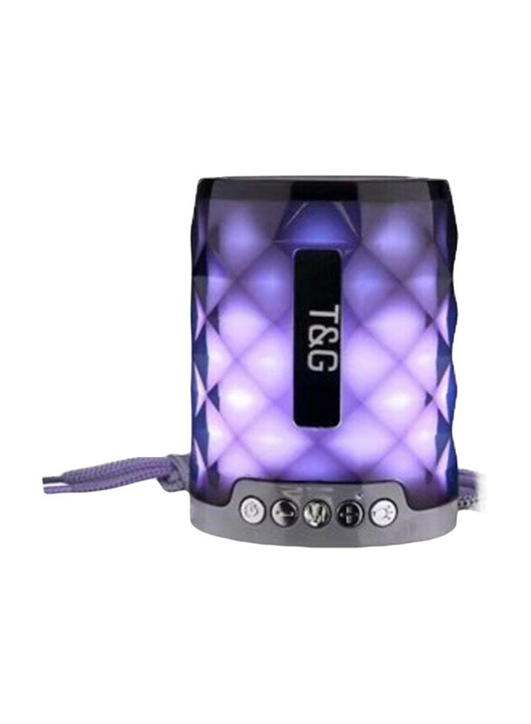 

T&G Portable Bluetooth Speaker, T&G-155, Purple/Grey