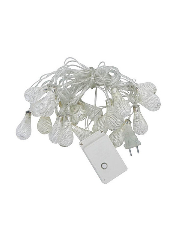 

Generic 4-Meter 8-Mode Water Drop Christmas Lights, Warm White