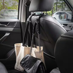 Showay Car Seat Headrest Organizing Hooks, 4 Pieces