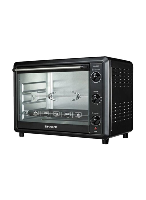

Sharp 35L Electric Microwave Oven, 2000W, EO-60K, Black/Silver