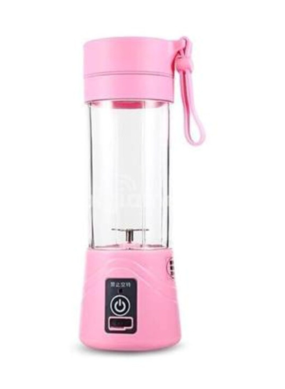 Portable USB Rechargeable Blender Juicer Cup Fruit Mixing Machine with 2 Blades, 12W, Blue