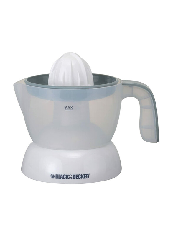 

Black+Decker 0.5L Citrus Juicer, 30W, CJ200-B5, White