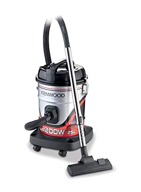 

Kenwood Drum Vacuum Cleaner, 20L, 2200W, VDM60.000BR, Black/Silver