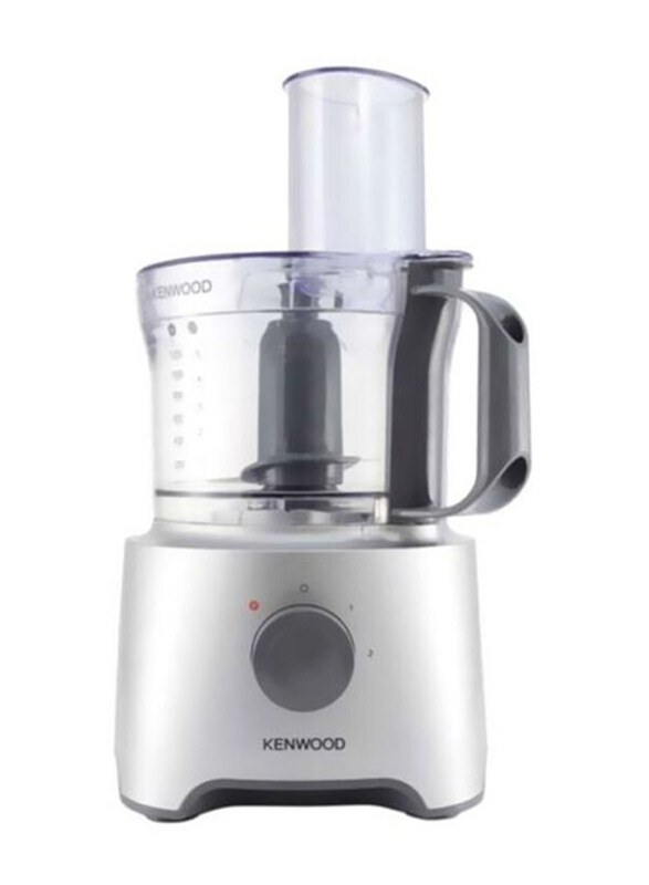 

Kenwood Plastic Food Processor, 800W, FDP304SI, Silver/Clear
