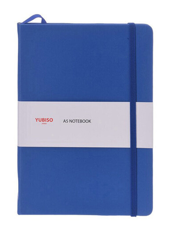 

Yubiso Notebook A5 Hardcover Plain Notebook, Blue