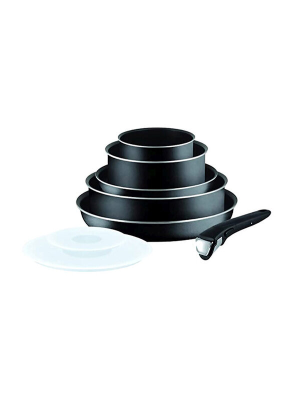 

Tefal 8-Piece Ingenio Essential Cooking Set, Black