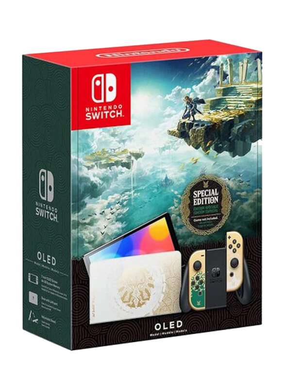 

Nintendo Switch OLED Model Console The Legend of Zelda Tears of the Kingdom Edition, UAE Version, Multicolour