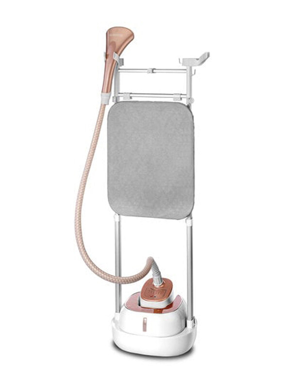 

Black+Decker 2 Ltr Garment Steamer, 2000W, GSTD2050-B5, White/Gold