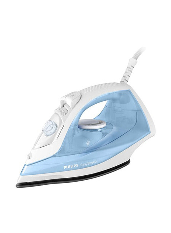 

Philips 220ml Steam Iron, 2000W, White/Light Blue