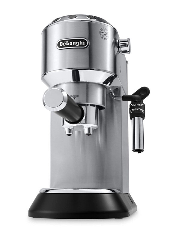 

Delonghi Espresso Coffee Machine, 1300W, EC685, Silver/Black