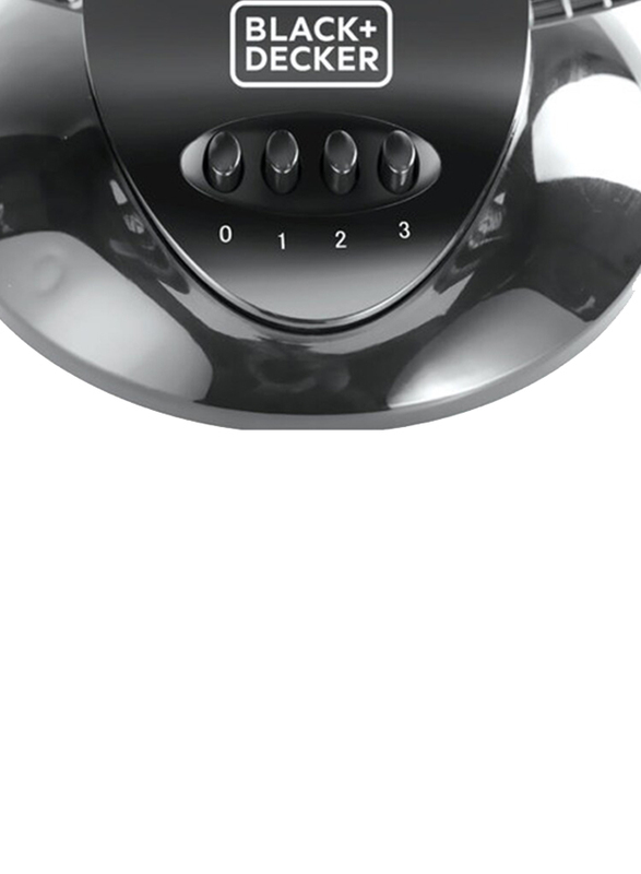 Black+Decker 16-inch Desktop Table Fan, 60W, FD1620-B5, Black