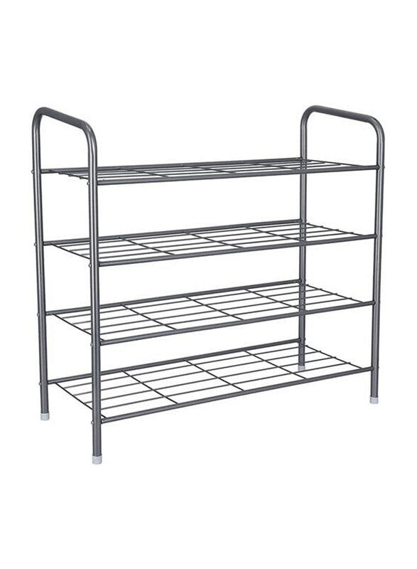 

Royalford 4-Tier Portable Shoes Rack, RF9982, Silver