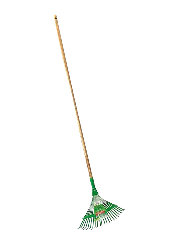 

Trapp Brazil Premium Steel Rake with Wooden Handle, FJ-1101, Green