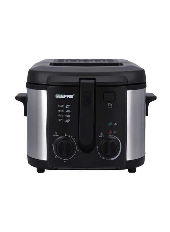 

Geepas 3L Deep Fryer, Silver/Black