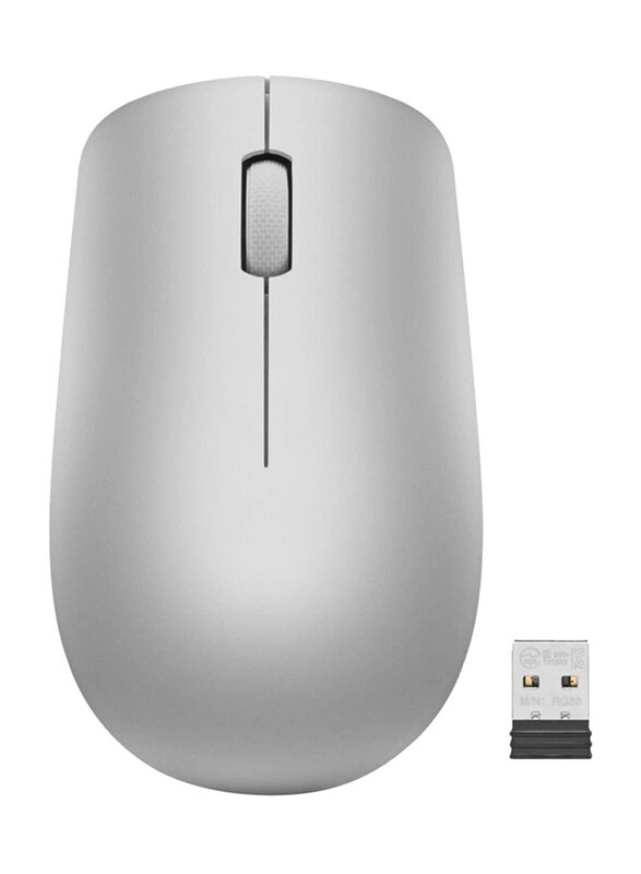 

Lenovo 530 Wireless Optical Mouse, Platinum Grey