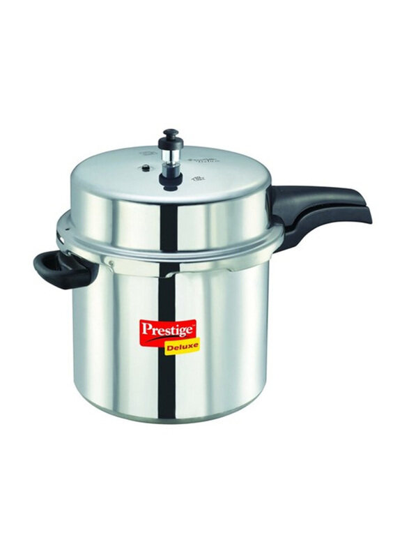 

Prestige 12 Ltr Deluxe Plus Aluminium Pressure Cooker, Mpd12000N, Silver