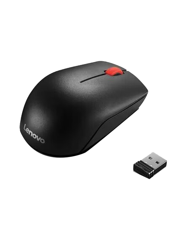 

Lenovo Essential Wireless Compact Optical Mouse, Black