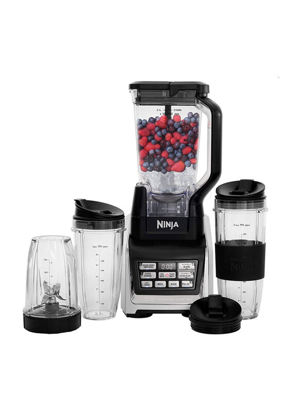 

Ninja Personal and Countertop Blender, 1200W, BL642, Black/Grey