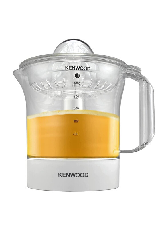 

Kenwood 1L Citrus Juicer with Juice Jug, 40W, JE280A, White/Clear