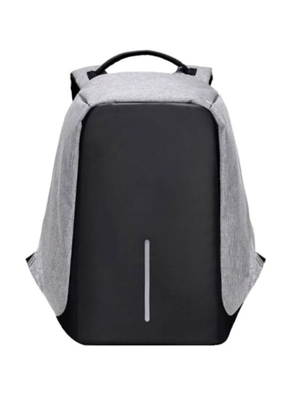 

Generic Anti Theft Laptop Backpack, Grey/Black